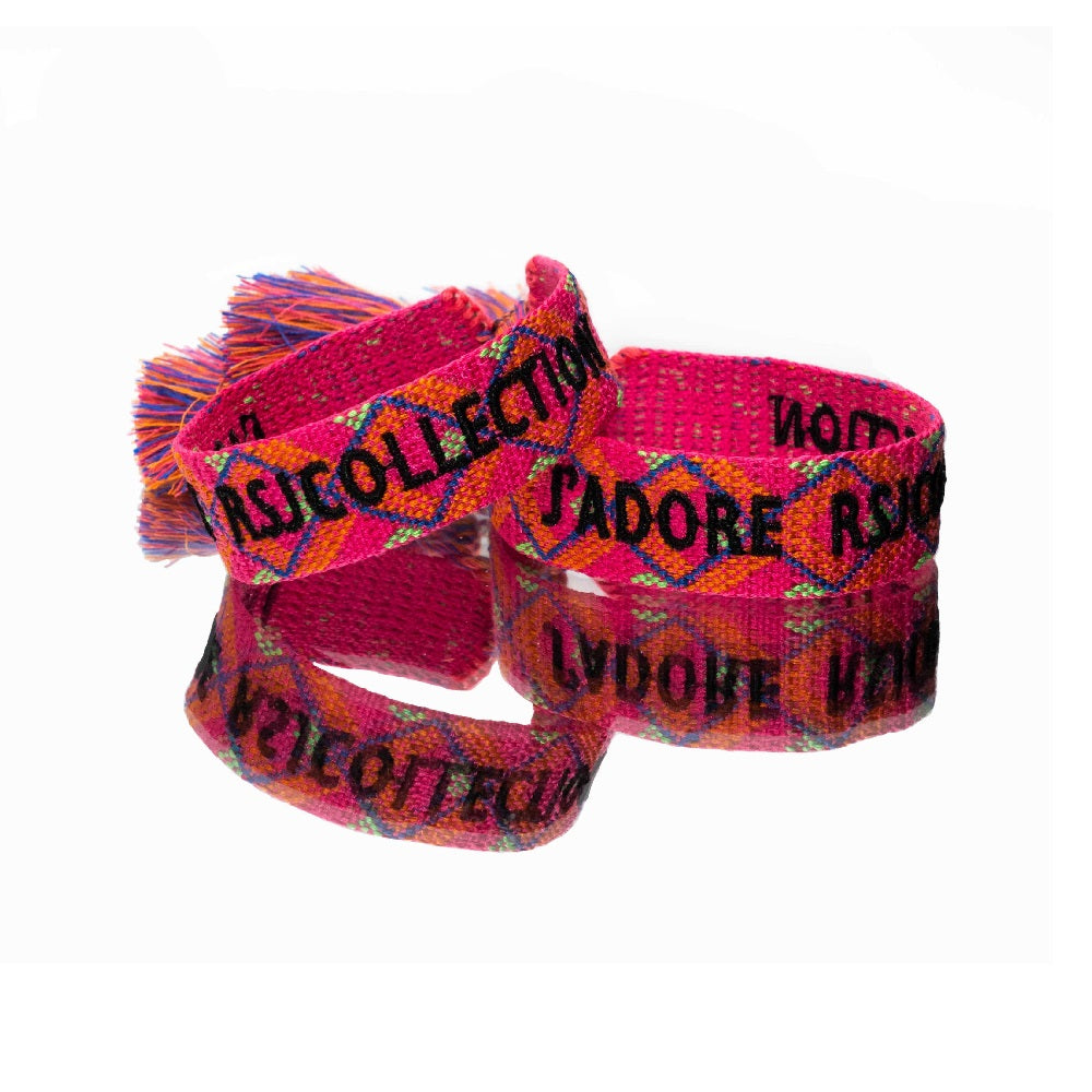Handwoven friendship / fragrance bracelets