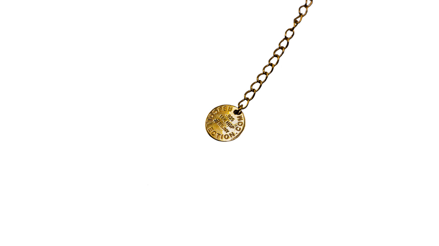 Clear Quartz pendant in 18k gold vermeil-RSJ Collection LLC