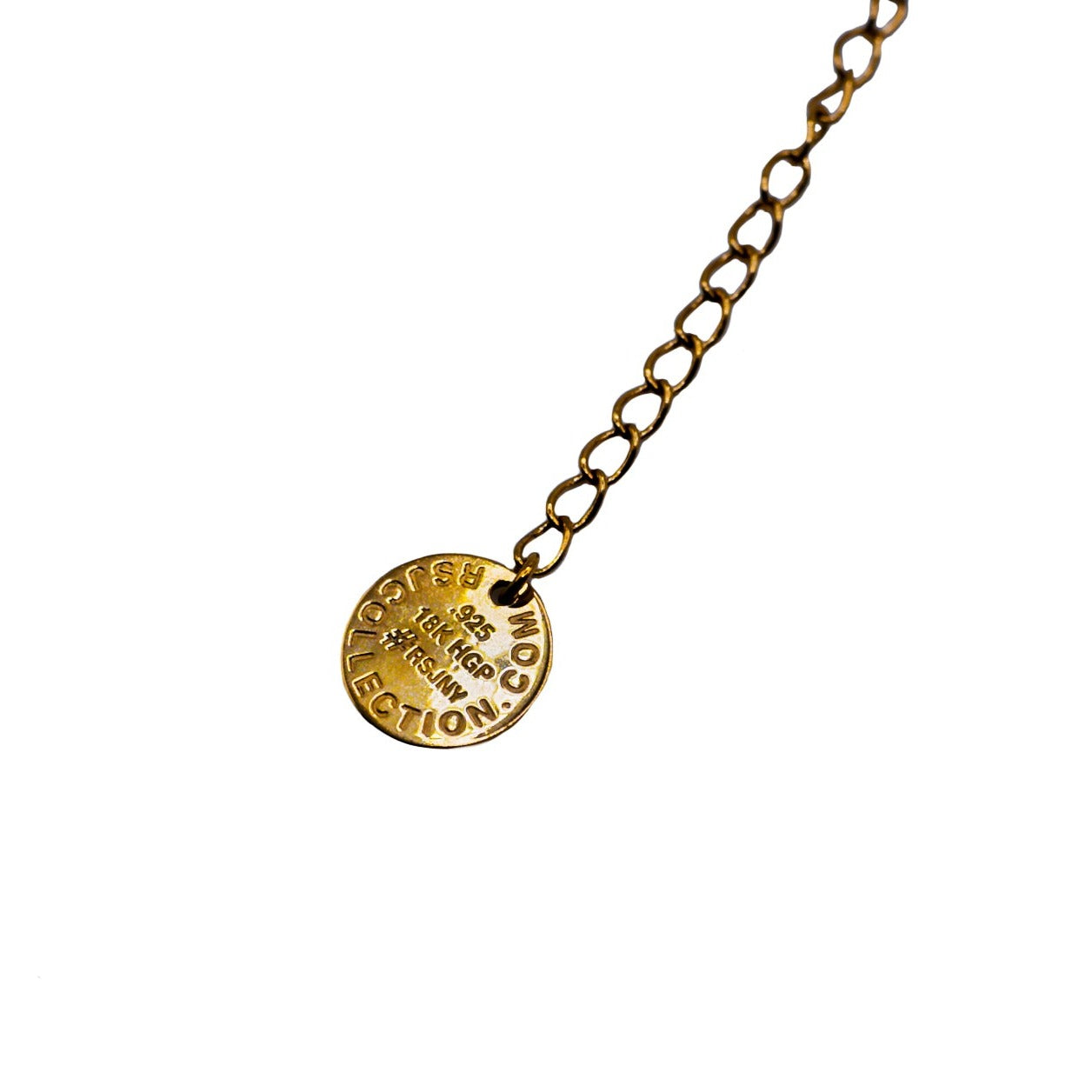 Onyx pendant in 18k gold vermeil-RSJ Collection LLC