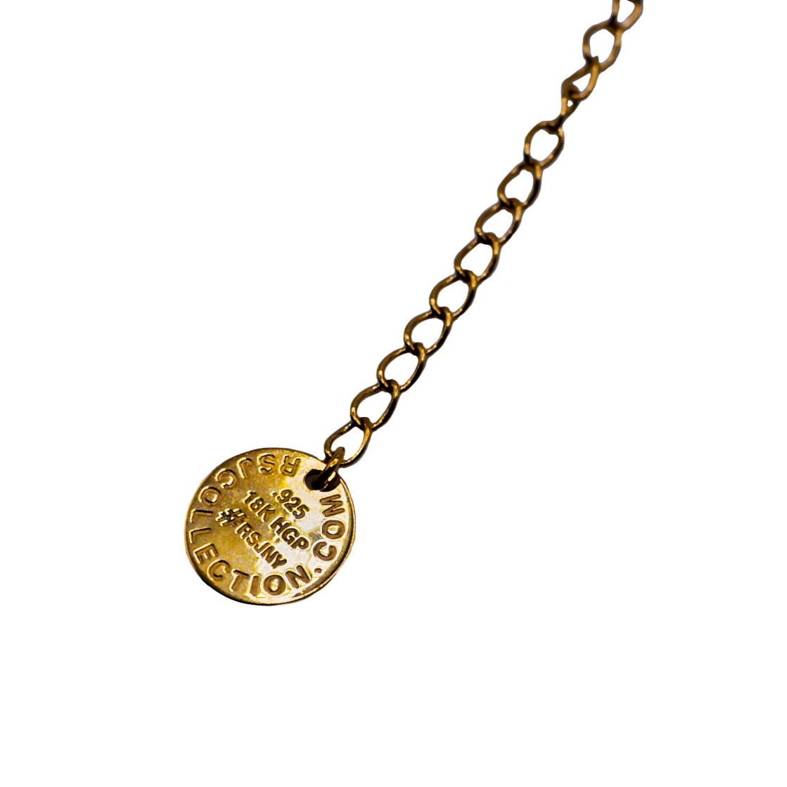 Smokey Quartz pendant in 18k gold vermeil-RSJ Collection LLC