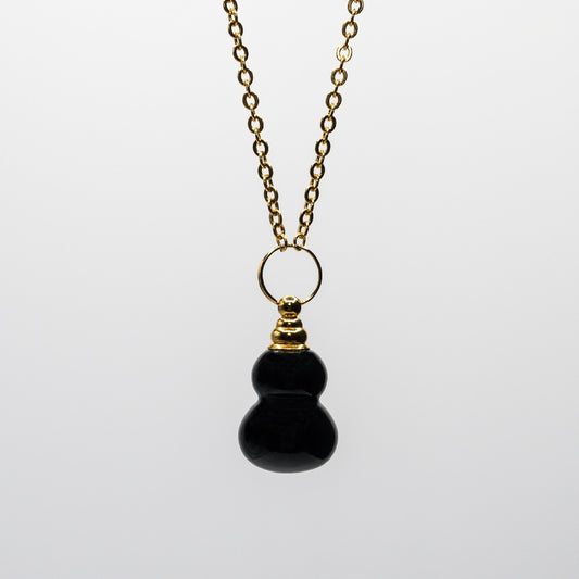 Onyx pendant in 18k gold vermeil-RSJ Collection LLC