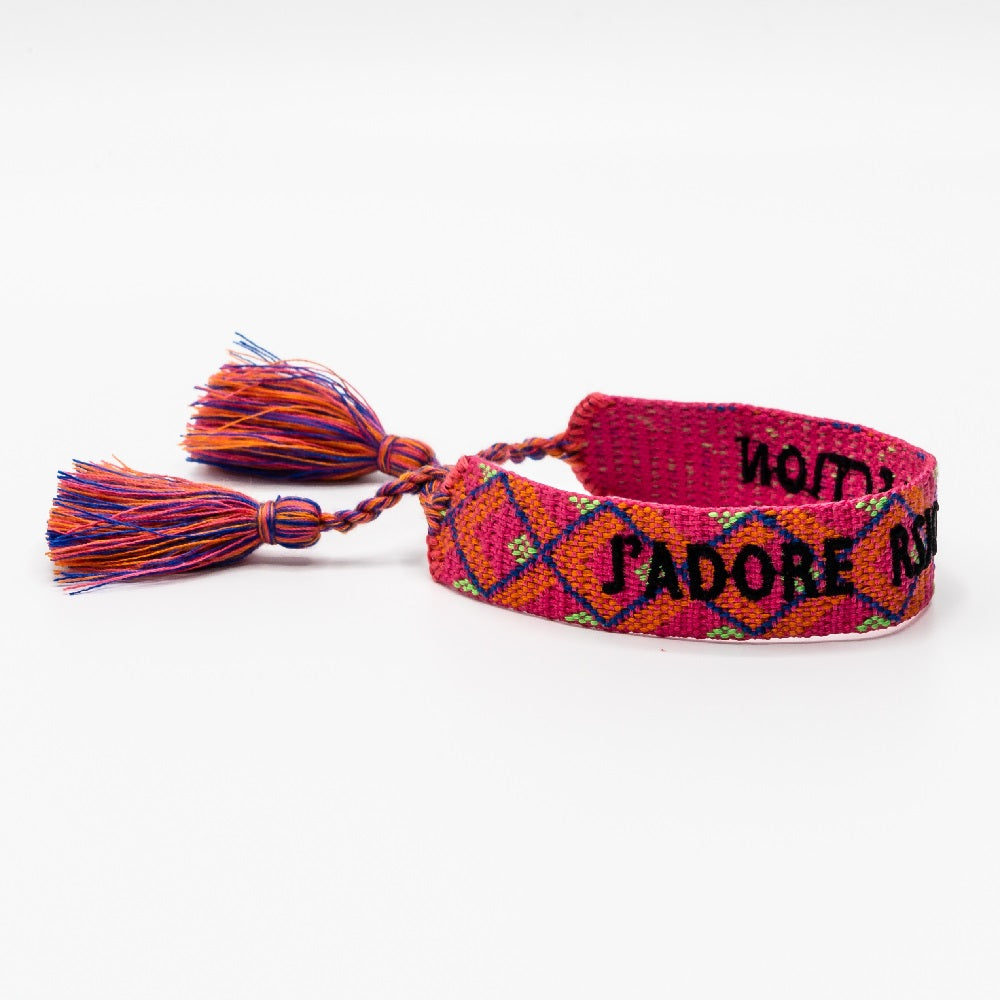 Handwoven friendship / fragrance bracelets