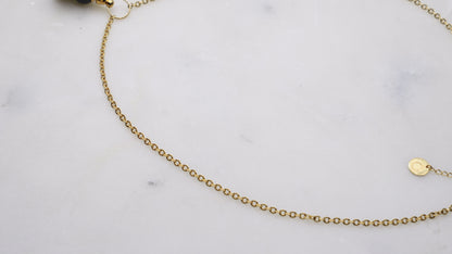 Onyx pendant in 18k gold