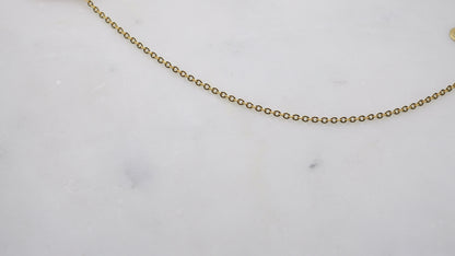 Rose Quartz pendant in 18k gold