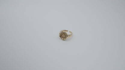 Signet ring in Sterling Silver