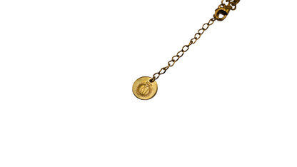 Clear Quartz pendant in 18k gold vermeil