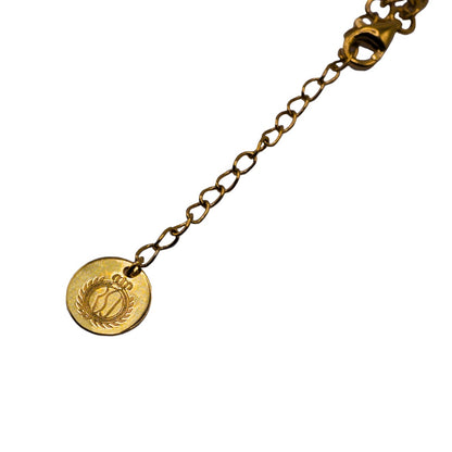 Onyx pendant in 18k gold vermeil